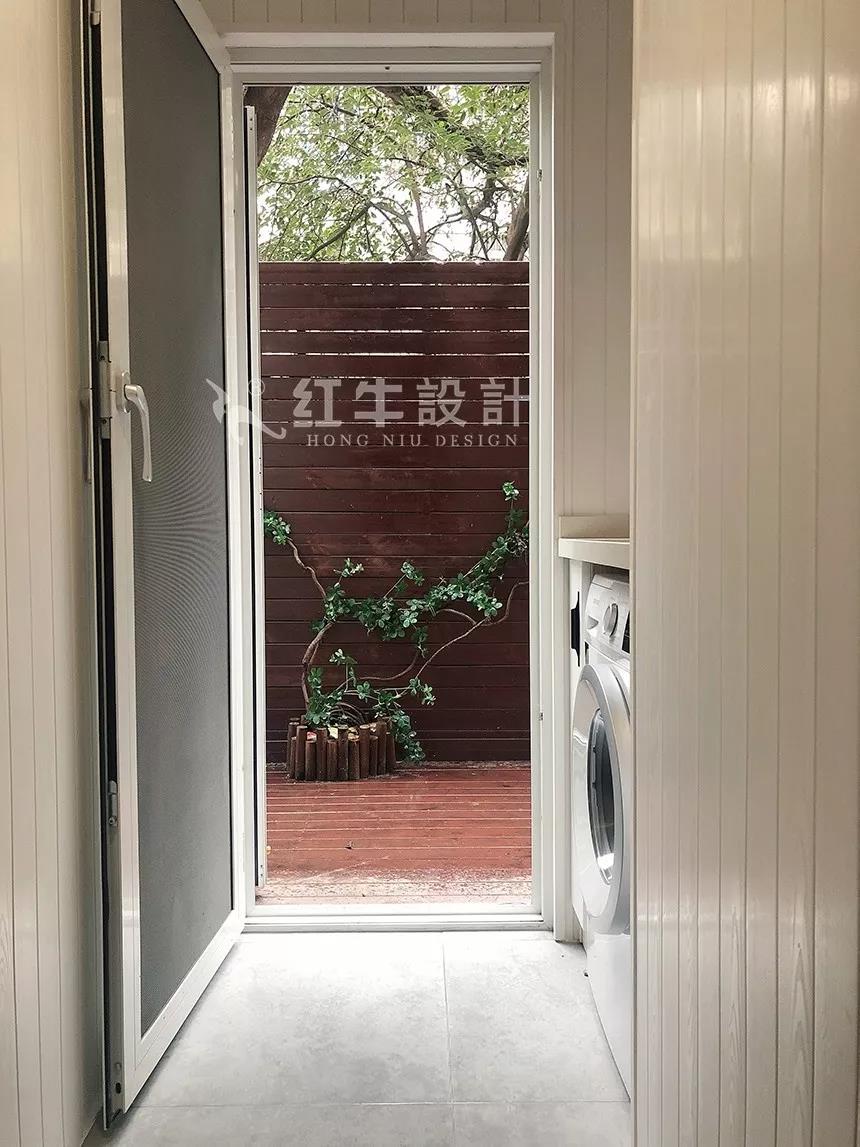 南京后宰門街75㎡北歐風(fēng)格--美翻了的家庭小院06過(guò)道設(shè)計(jì)