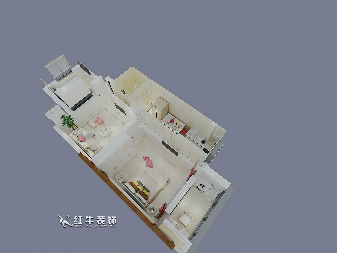 朱明琪_龍蟠中路550-302-57㎡-現(xiàn)代風(fēng)格_鳥瞰圖