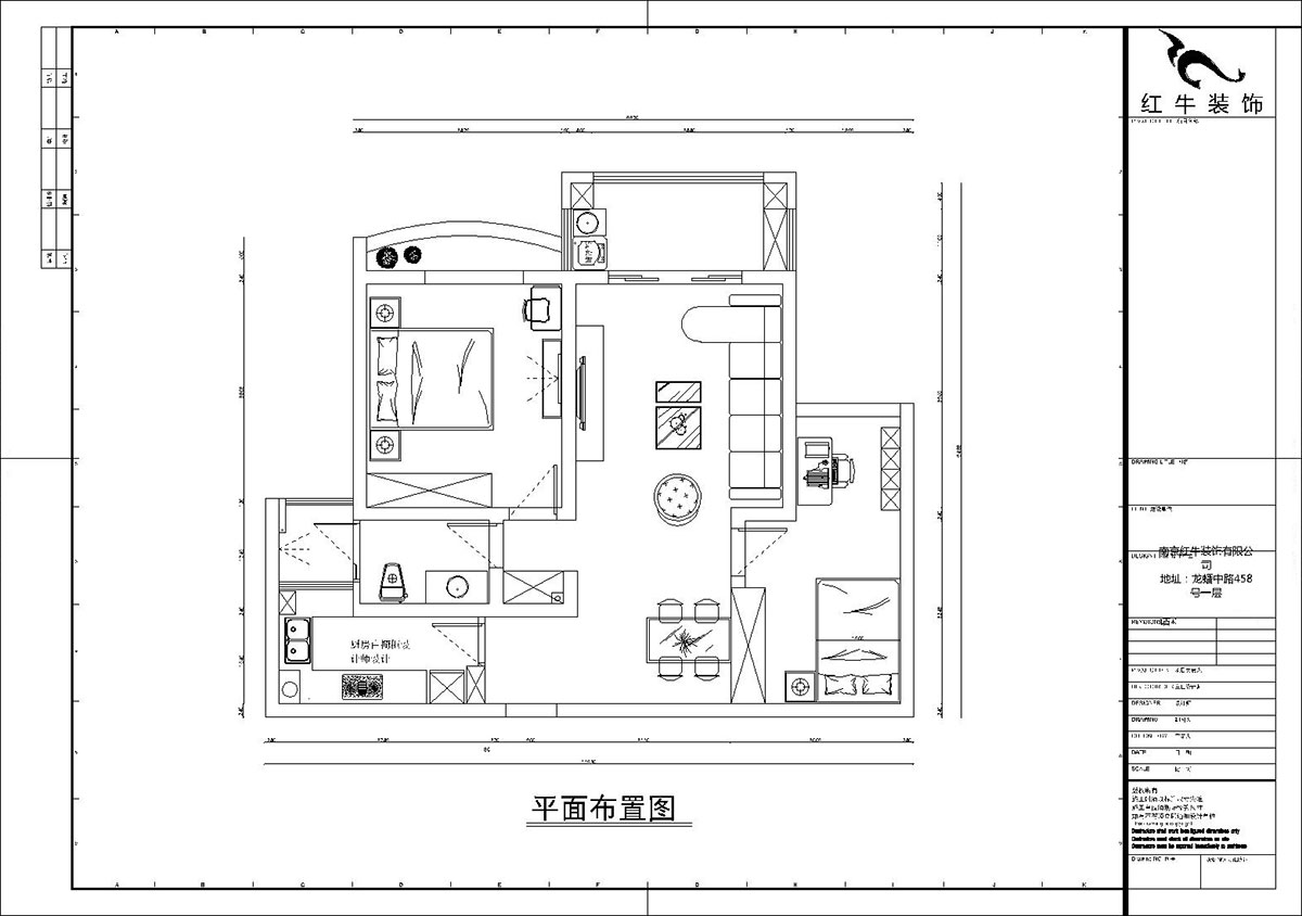 【實(shí)景案例】孟憲濤｜銀河灣福苑-95㎡-簡(jiǎn)歐風(fēng)格｜2室2廳1衛(wèi)｜婚房裝修｜定制家｜全包14萬(wàn)｜00_02匯景國(guó)際平面布置圖