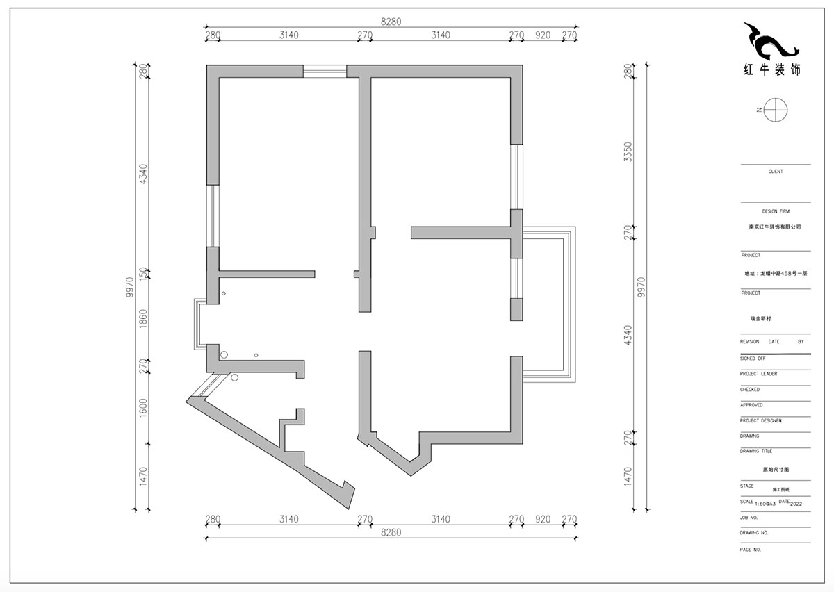 朱明琪｜瑞金新村23-504-1902-69㎡-現(xiàn)代簡約風格｜2室1廳1衛(wèi)｜老房翻新｜定制家｜全包12萬｜00_01原始尺寸圖
