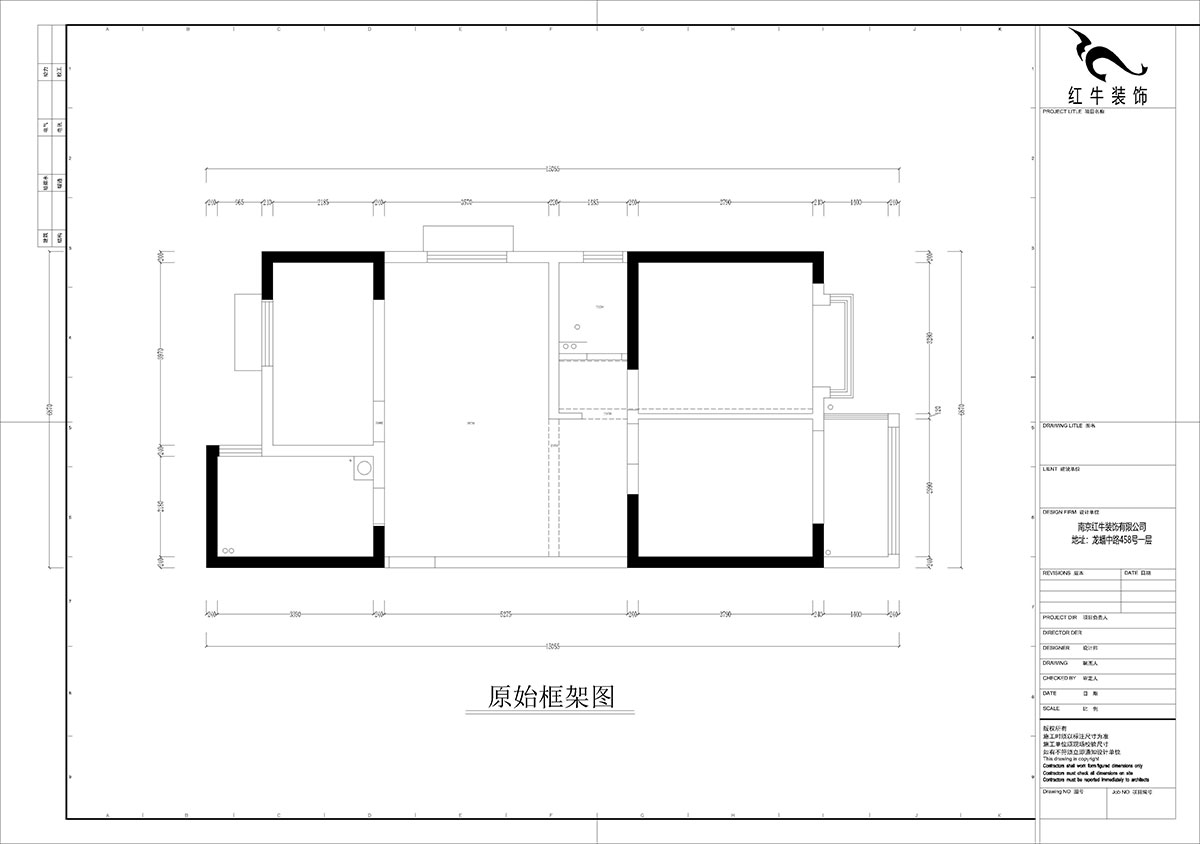 孟憲濤｜觀泓雅苑A區(qū)6-2101-115㎡-法式南洋復(fù)古風(fēng)格｜3室1廳2衛(wèi)｜新房裝修｜定制家｜全包16萬｜00_01原始框架圖