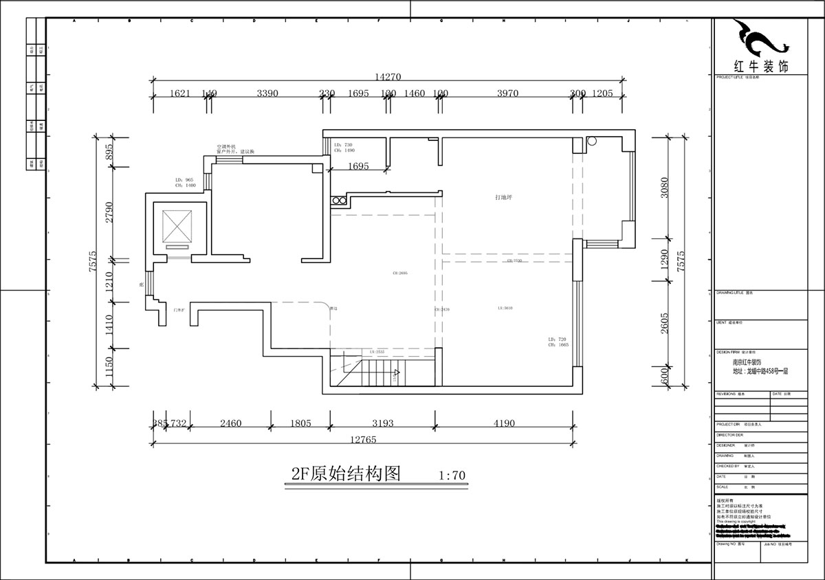 蔣?。┥紧斈芷咛栐?-205-280㎡-現(xiàn)代簡約風(fēng)格｜復(fù)式｜4室2廳3衛(wèi)｜毛坯裝修｜定制家｜全包40萬｜00_01一層原始結(jié)構(gòu)圖