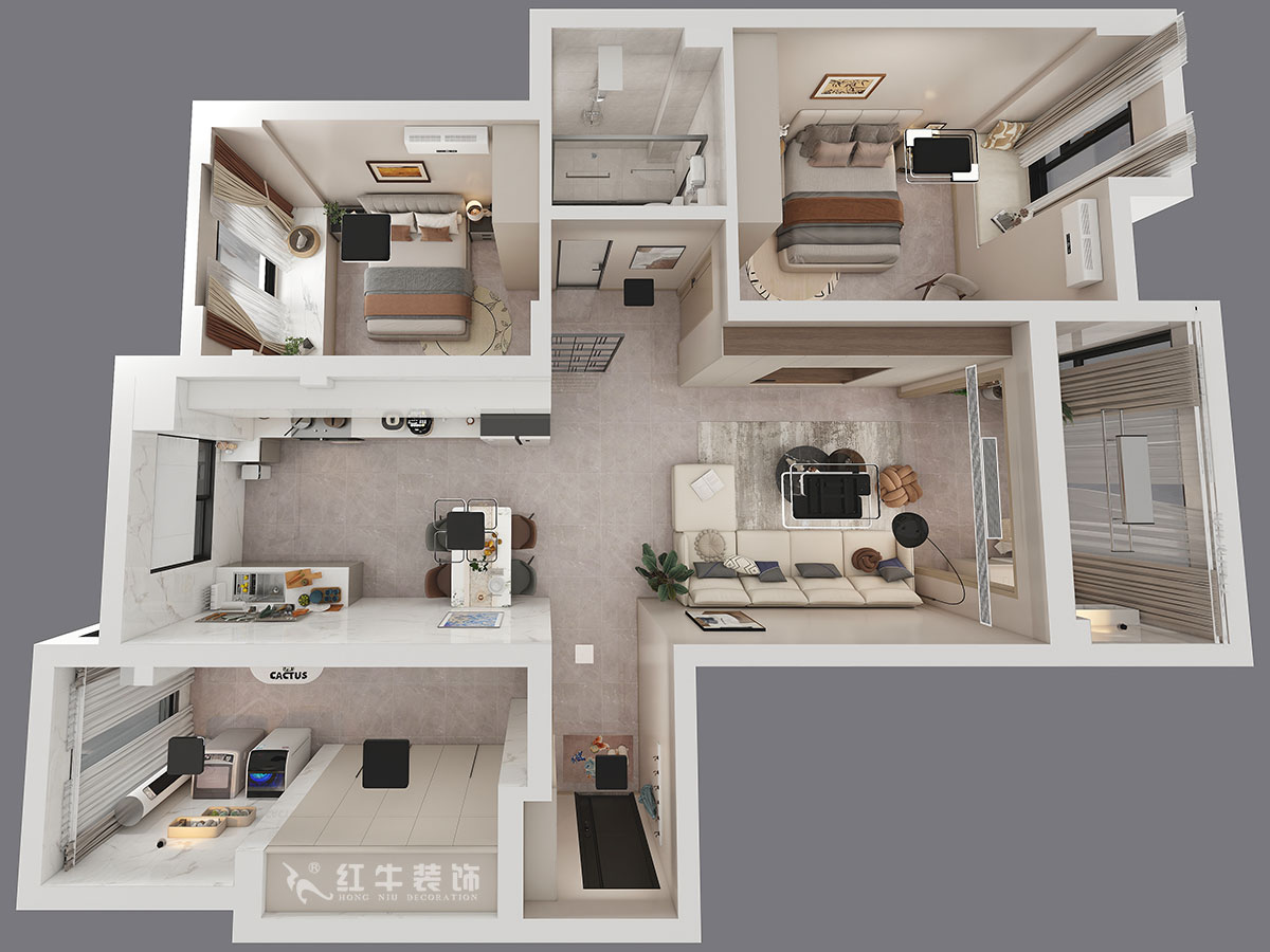 孟憲濤｜碧桂園鳳凰城翰林灣9-304-120㎡-現(xiàn)代簡(jiǎn)約風(fēng)格｜3室2廳1衛(wèi)｜新房裝修｜定制家｜全包16